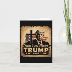 Jezus is mijn redder Trump is mijn Bijbelse Presid Kaart