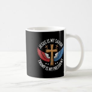 Jezus is mijn redder Trump is mijn President 2024 Koffiemok