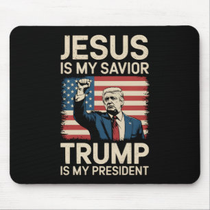 Jezus is mijn redder Trump is mijn president 47 VS Muismat