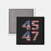 Jezus is mijn redder Trump is mijn president Ameri Magneet (Voorkant / Achterkant)