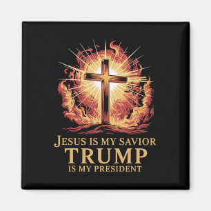 Jezus is mijn redder Trump is mijn president chris Magneet
