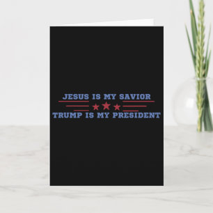 Jezus is mijn redder Trump is mijn president  Kaart
