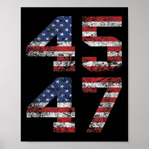 Jezus is mijn redder Trump mijn President Amerikaa Poster