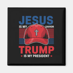 Jezus is mijn redder Trump mijn President Christel Magneet