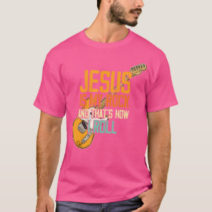Jezus Is Mijn Rots En Dat Is Hoe Ik Rol Christelij T-shirt