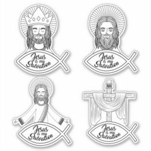 Jezus is mijn Salvation setsticker Sticker