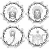 Jezus is mijn Salvation setsticker Sticker (Voorkant)