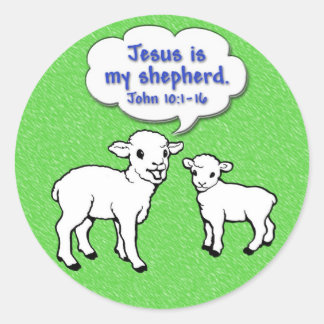 Jezus is mijn Shepherd Sticker