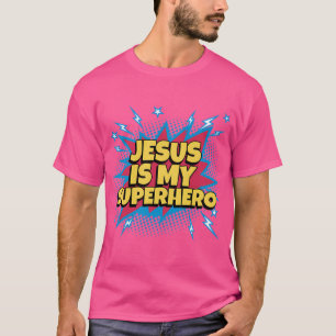 Jezus is mijn superheld - cool Christelijk T-shirt