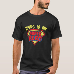 Jezus is mijn superheld inspirerend t-shirt