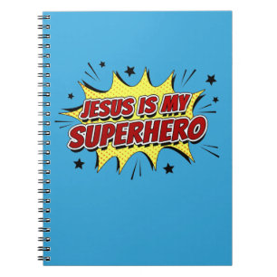 Jezus is mijn superheld Kinder en volwassen Christ Notitieboek