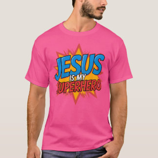Jezus is mijn superheld t-shirt