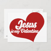 Jezus is mijn Valentijn Feestdagenkaart (Voorkant / Achterkant)