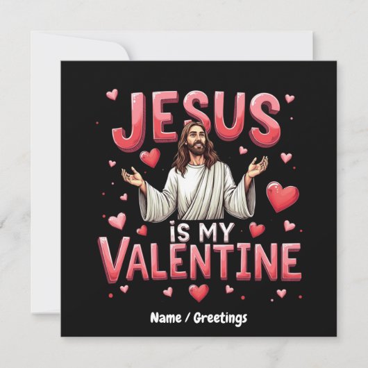 Jezus is mijn Valentijn: liefde vieren met geloof Kaart (Voorkant)