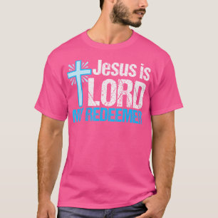 Jezus is mijn Verlosser Mooi Christelijk Kruis T-shirt