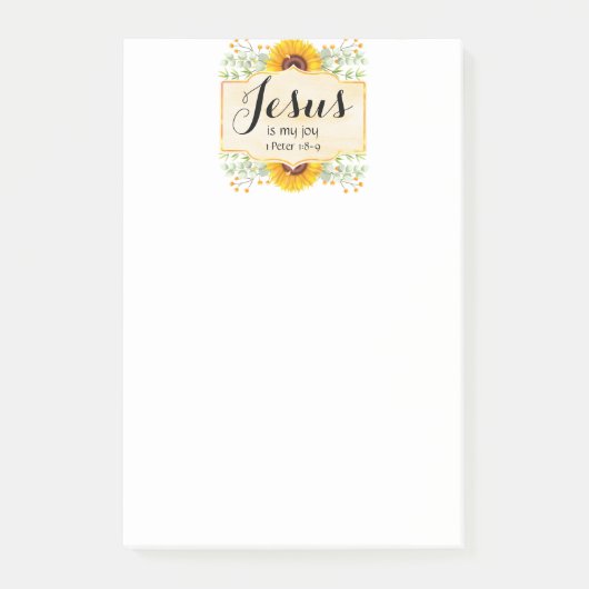 Jezus is mijn vreugde post-it® notes (Voorkant)