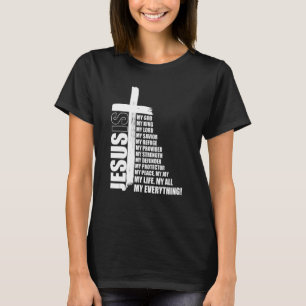 Jezus is m'n hele God Savior C T-shirt