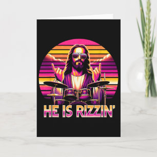 Jezus Is Opgestaan Hij Is Grappig Christelijk Pase Kaart