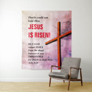 Jezus is opgestaan Paaskerk Wandkleed