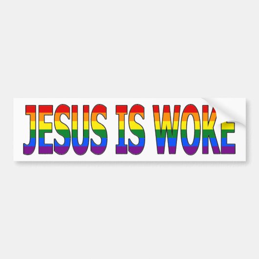 Jezus is wakker bumpersticker (Voorkant)