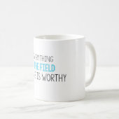 Jezus is Worthy Koffiemok (Voorkant rechts)