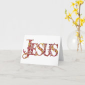 Jezus Kaart (Gele Bloem)