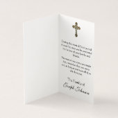 Jezus Katholiek Condoleance Dank U Kaart (Binnen)