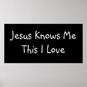 Jezus kent me dit waar ik van hou - Custo... - Gep Poster