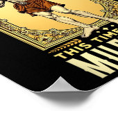 Jezus kent Muay Thai boksen kickboksen MMA Poster (Hoek)