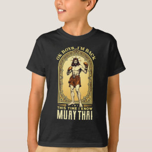 Jezus kent Muay Thai boksen kickboksen MMA T-shirt