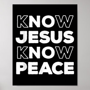 Jezus kent vrede Christelijke geloofskerk INSPI Poster