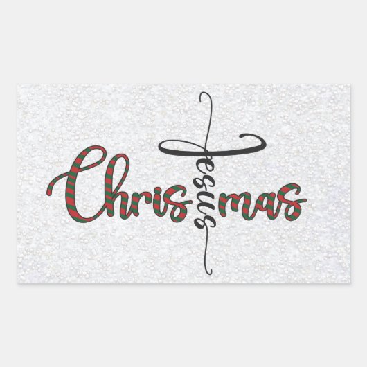 Jezus Kerst stickers (Voorkant)