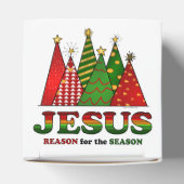 Jezus kerstbomen bedankdoosjes (Bovenkant)