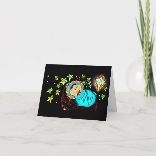 Jezus Kerstmis Kaart (Voorkant)