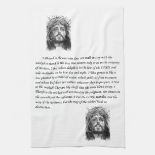 Jezus keukenhanddoek