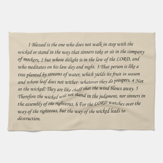 Jezus keukenhanddoek (Horizontaal)