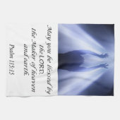 Jezus keukenhanddoek Psalm 115:15 (Horizontaal)