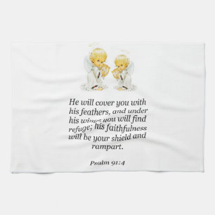 Jezus keukenhanddoek Psalm 91-4