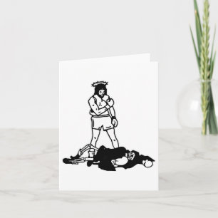Jezus Knockout Grim Reaper X Jezus verovert de doo Kaart