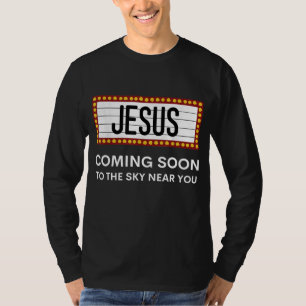 Jezus komt binnenkort Christelijke verkrachtingsbo T-shirt