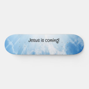 Jezus komt eraan! skateboard