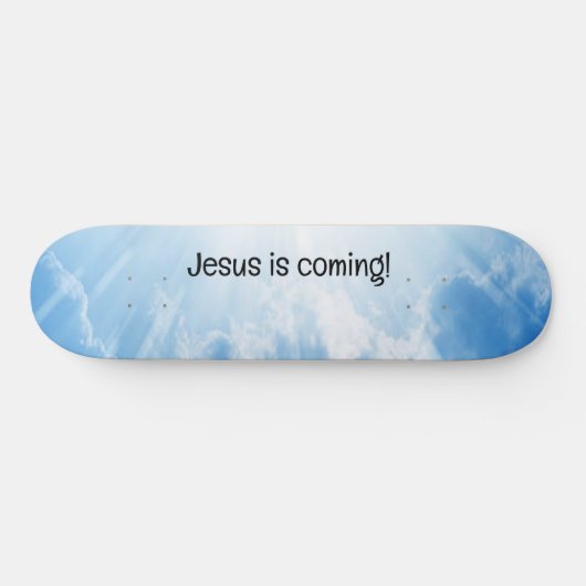 Jezus komt eraan! skateboard (Horizontaal)