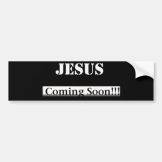 Jezus komt snel! bumpersticker