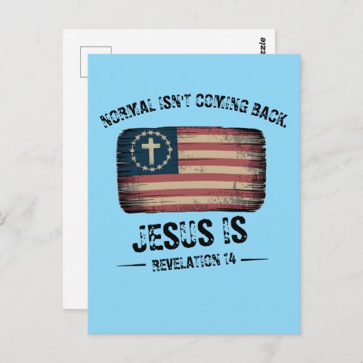 Jezus komt terug briefkaart (Voorkant / Achterkant)