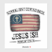 Jezus komt terug sticker (Vel)