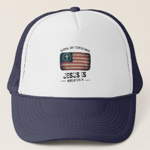 Jezus komt terug trucker pet