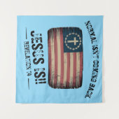 Jezus komt terug wandkleed (Voorkant (horizontaal))