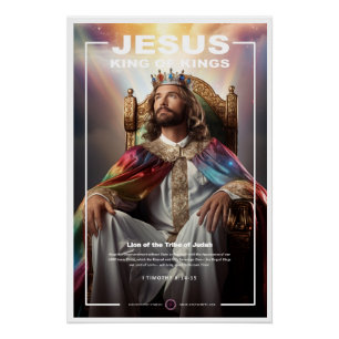 Jezus - Koning der Koningen Perfect Poster