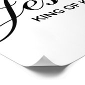 Jezus KONING VAN KINGS Poster (Hoek)