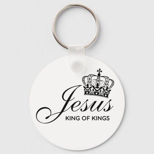 Jezus KONING VAN KINGS Sleutelhanger (Voorkant)